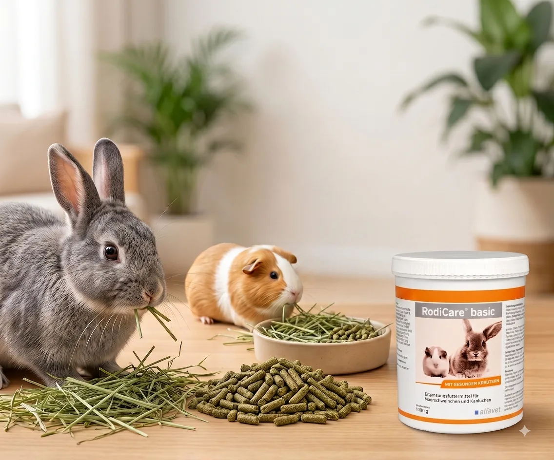 【小寵高纖顆粒指南】兔子、天竺鼠為何需要 RodiCare® Basic？草本高纖補充飼料的正確用法